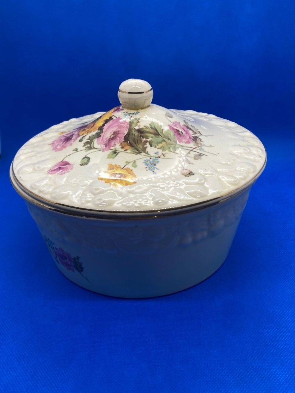 Vintage Lidded Dish by Crooksville China